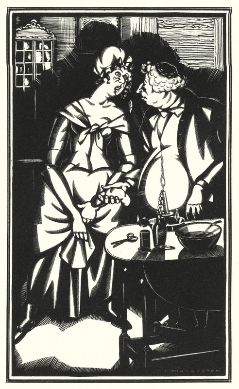 Ilustracja do Tristrama Shandy autorstwa Laurence