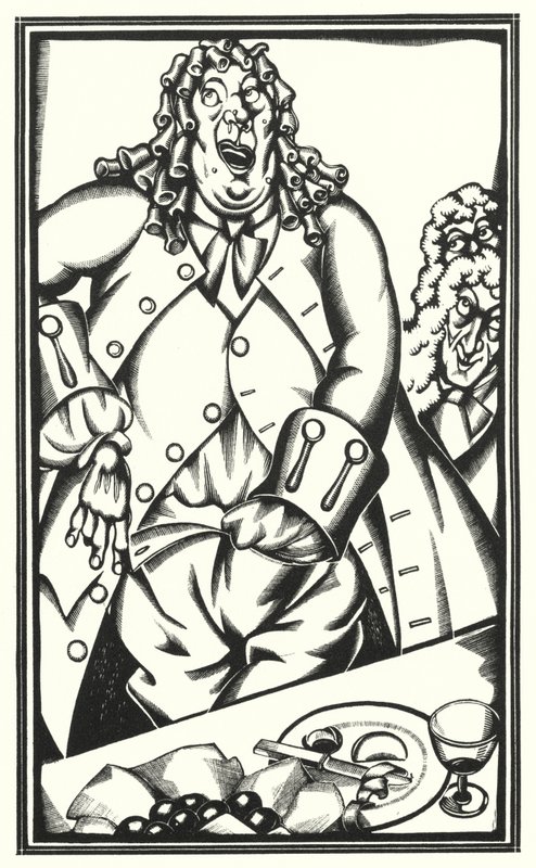 Ilustracja do Tristrama Shandy autorstwa Laurence