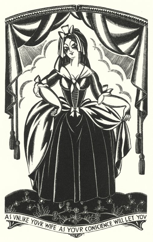 Ilustracja do Tristrama Shandy autorstwa Laurence
