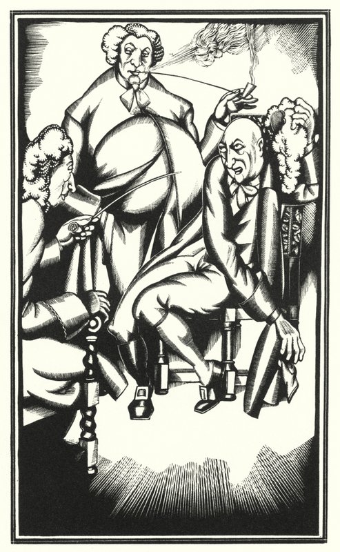 Ilustracja do Tristrama Shandy autorstwa Laurence