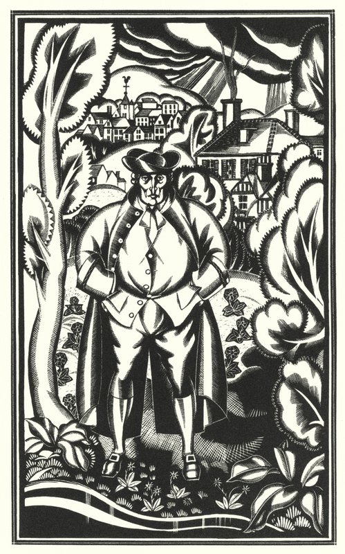 Ilustracja do Tristrama Shandy autorstwa Laurence