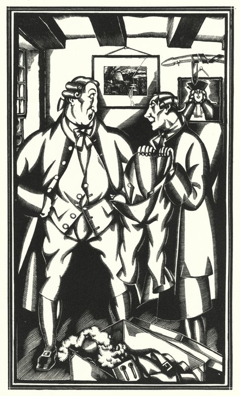 Ilustracja do Tristrama Shandy autorstwa Laurence
