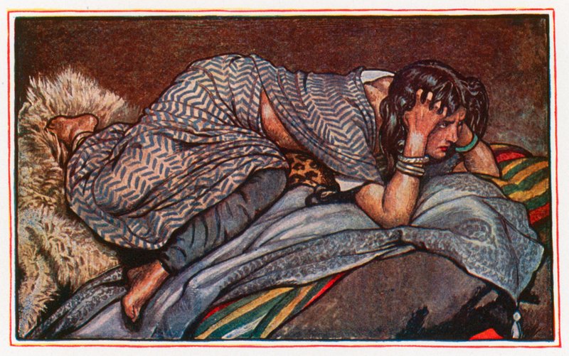 Moim kochankiem była samotność autorstwa John Byam Liston Shaw