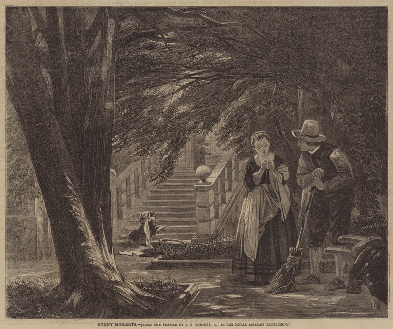 Słoneczne chwile autorstwa John Callcott Horsley