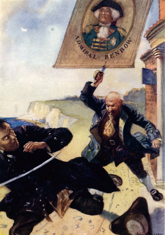Ilustracja do Wyspy Skarbów autorstwa John Cameron