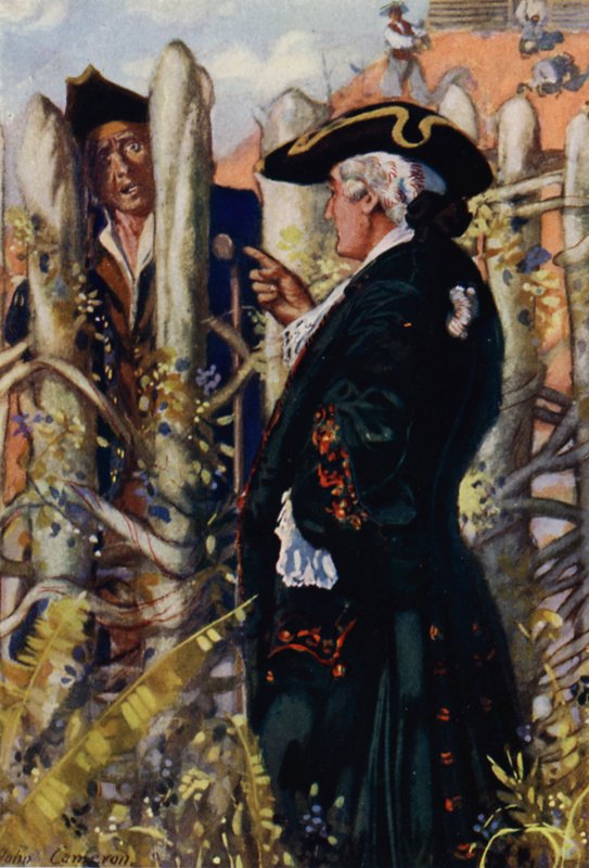 Ilustracja do Wyspy Skarbów autorstwa John Cameron