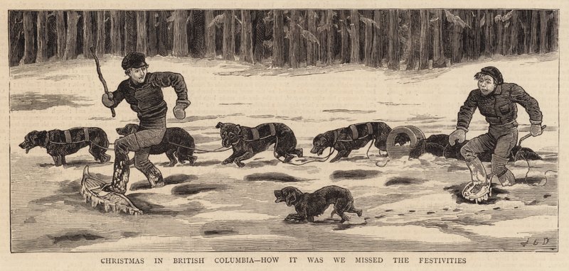 Boże Narodzenie w Kolumbii Brytyjskiej, czyli jak to się stało, że przegapiliśmy święta autorstwa John Charles Dollman