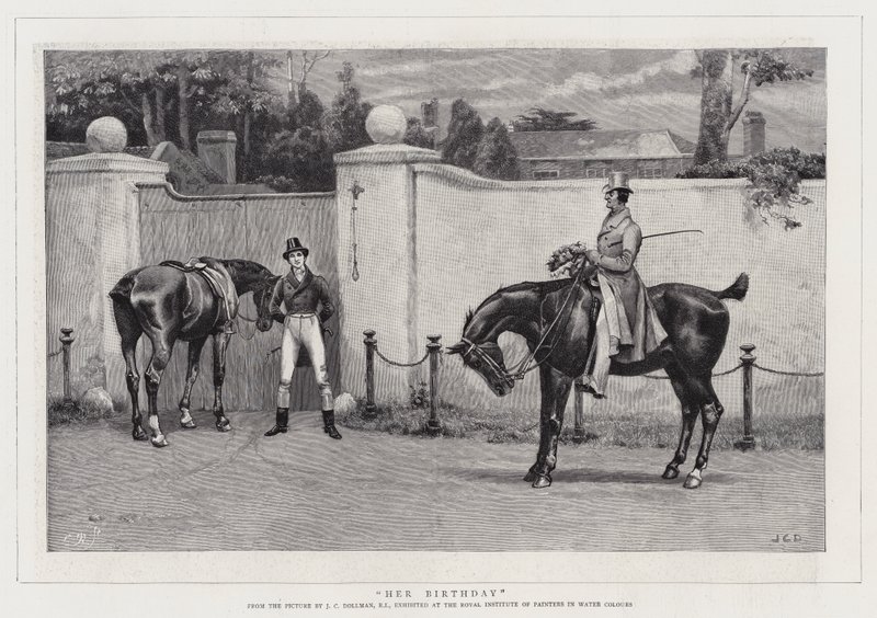 Jej urodziny autorstwa John Charles Dollman
