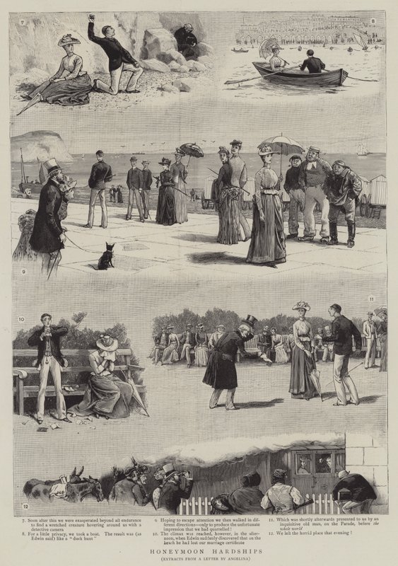 Trudności w podróży poślubnej autorstwa John Charles Dollman