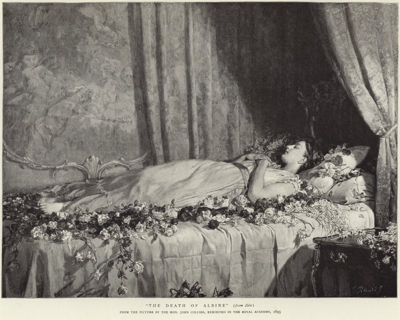 Śmierć Albina autorstwa John Collier