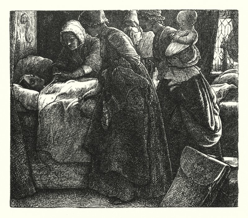 Władca Burleigh (rycina) autorstwa John Everett (after) Millais