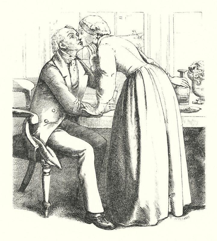Córka młynarza (grafika) autorstwa John Everett (after) Millais