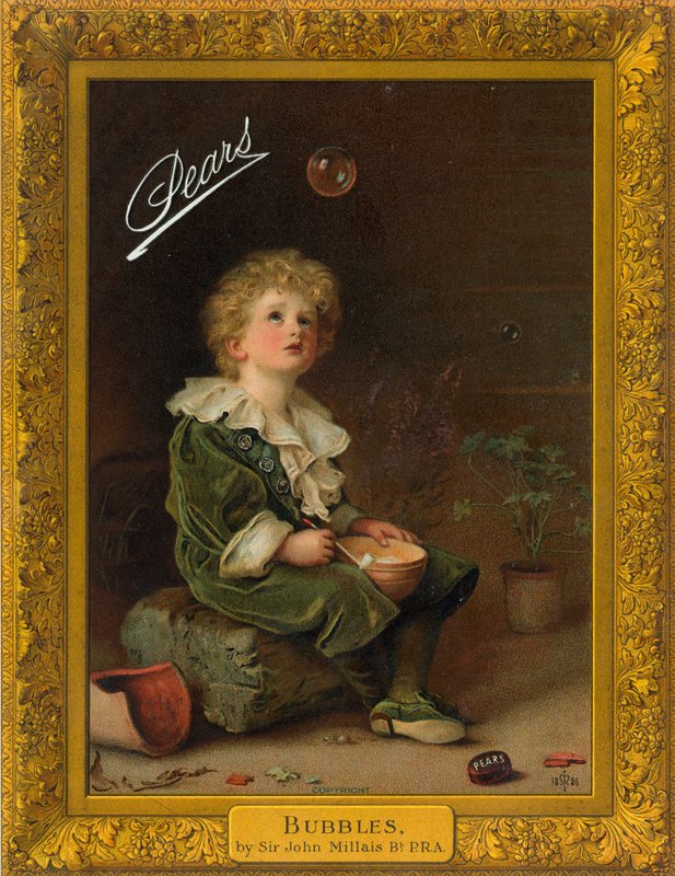 Bąbelki (chromolitho) autorstwa John Everett Millais