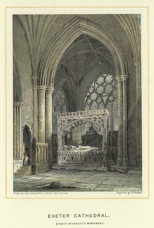 Katedra w Exeter, pomnik biskupa Stafforda autorstwa John Francis Salmon
