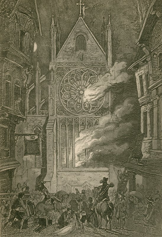 Spalenie św. Pawła autorstwa John Franklin
