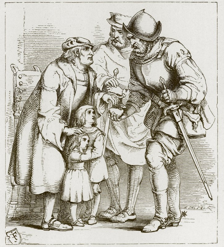 Dzieci w lesie autorstwa John Franklin