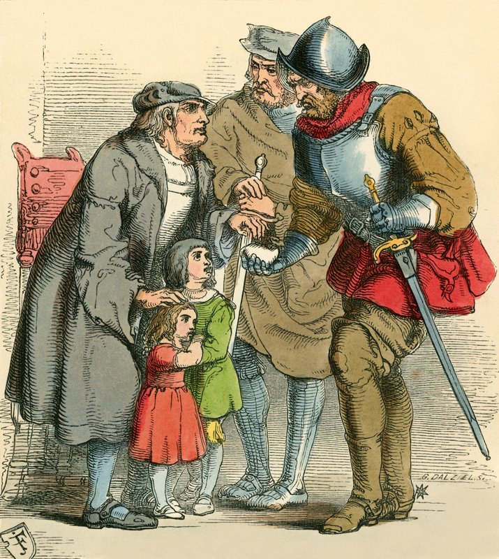 Dzieci zabrane przez łotrów autorstwa John Franklin