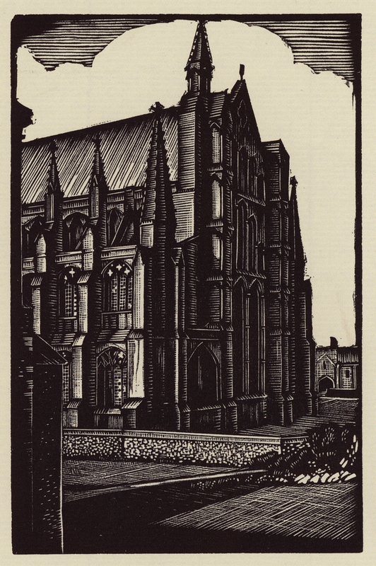 Katedra w Ely: East End (drzeworyt) autorstwa John Frederick Greenwood