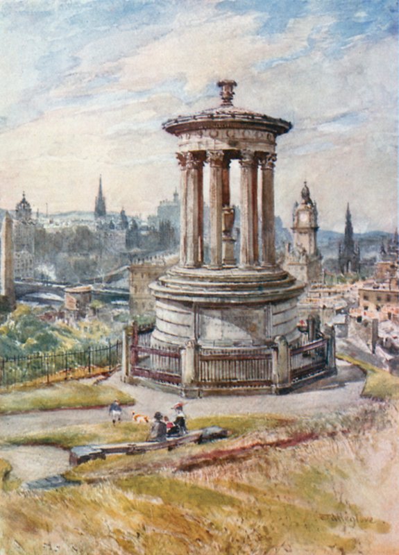 Edinburgas iš Calton Hillpoli autorstwa John Fulleylove