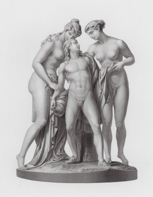 Hylas (grawerunek) autorstwa John Gibson