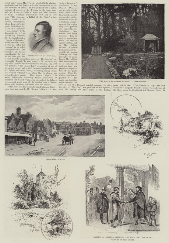 Alfred, Baron Tennyson, Poeta Laureat autorstwa John Gilbert