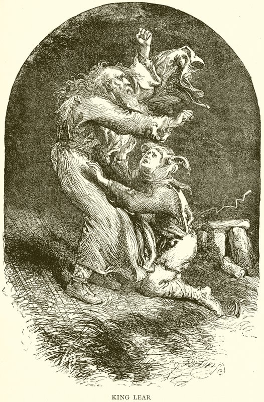 Król Lear autorstwa John Gilbert