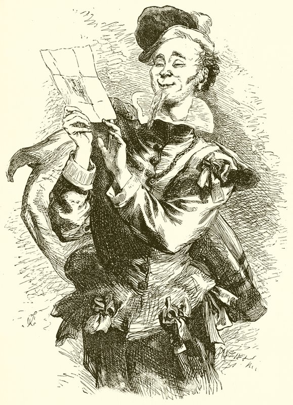 Malvolio autorstwa John Gilbert