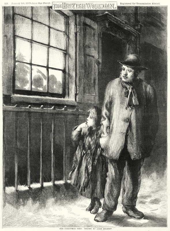 Nasza choinka (grawerunek) autorstwa John Gilbert