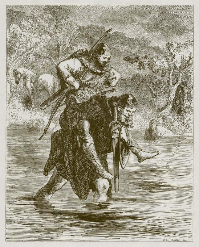 Robin Hood i frytownica Curtall autorstwa John Gilbert
