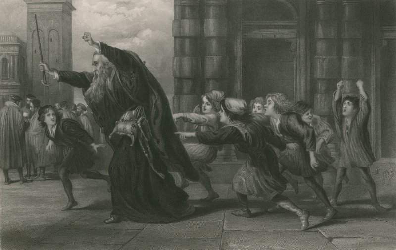 Shylock po procesie, kupiec wenecki autorstwa John Gilbert