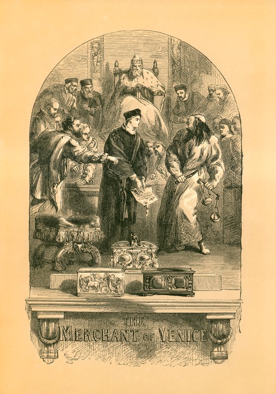 Kupiec wenecki autorstwa John Gilbert