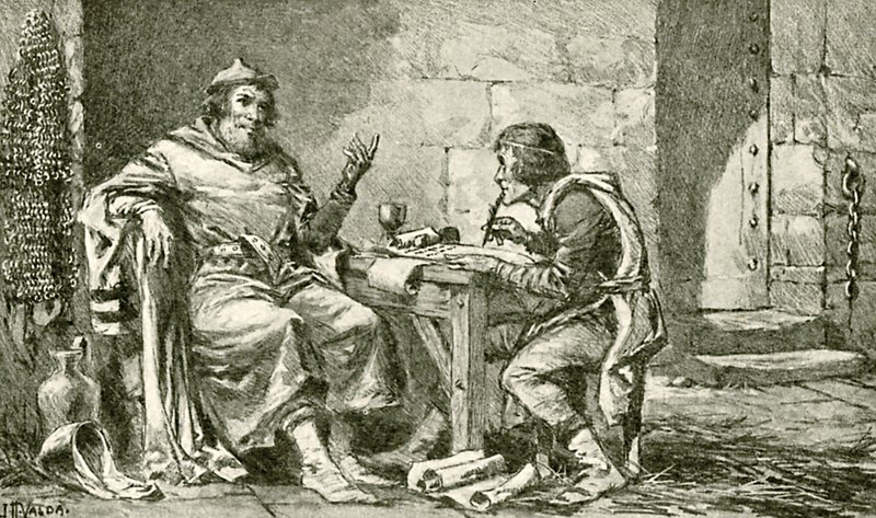 Marco Polo w więzieniu autorstwa John Harris Valda