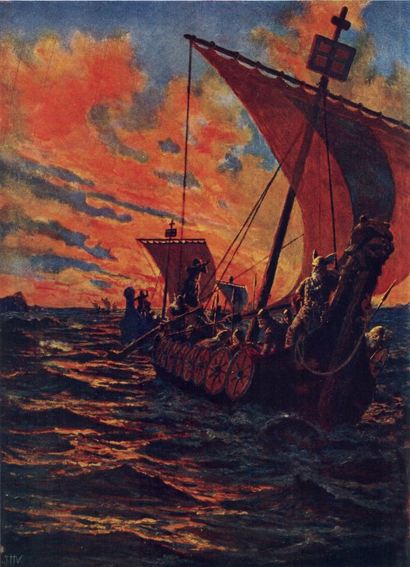 Powrót Wikingów autorstwa John Harris Valda