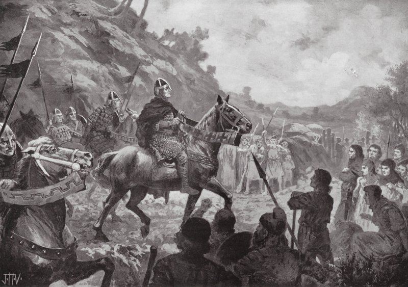 Marsz Wilhelma Zdobywcy do Walii autorstwa John Harris Valda