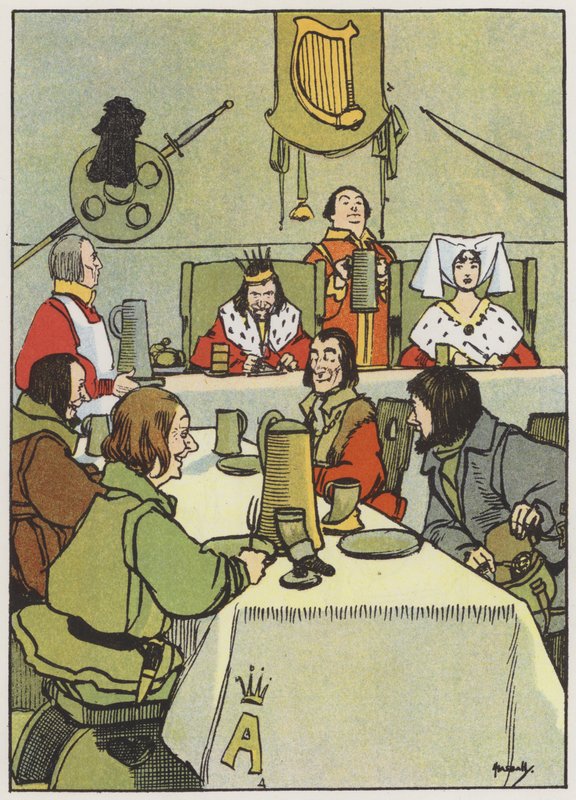 Wykańczanie puddingu królewskiego (kolor lito) autorstwa John Hassall