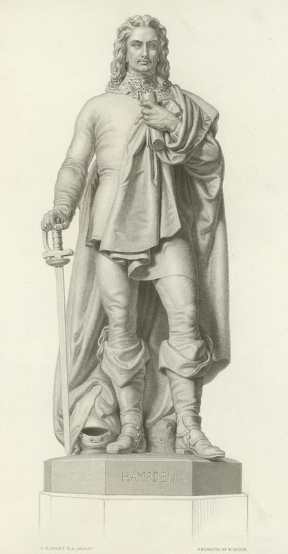 John Hampden, angielski polityk autorstwa John Henry Foley