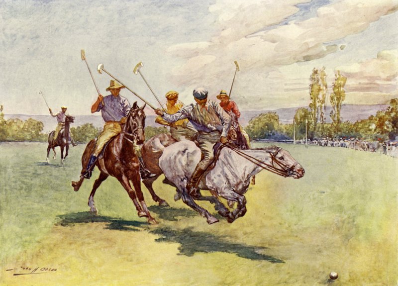 Polo w RPA (kolor lito) autorstwa John Henry Frederick (after) Bacon