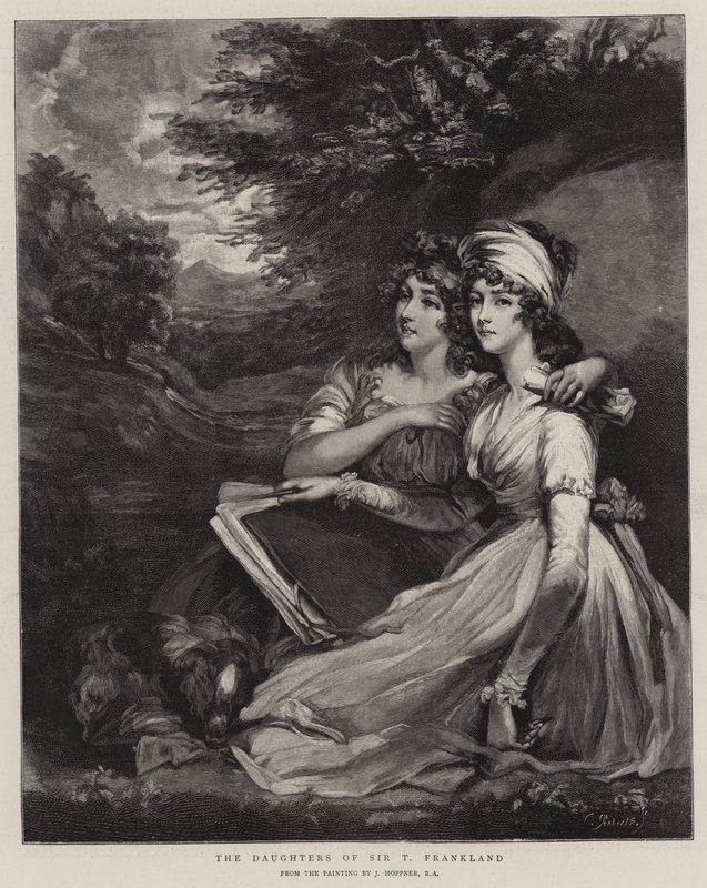 Córki Sir T. Franklanda autorstwa John Hoppner