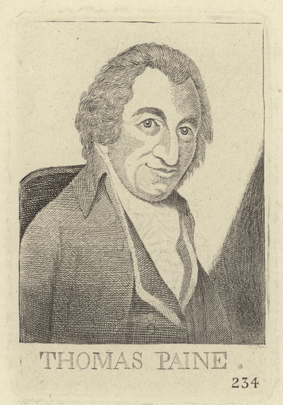 Portret Thomasa Painea autorstwa John Kay
