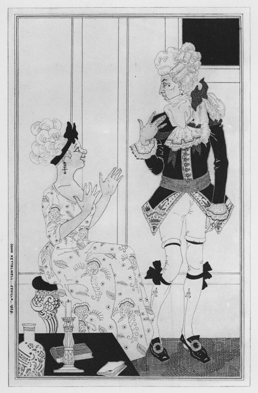 Ilustracja do Love for Love autorstwa Williama Congreve