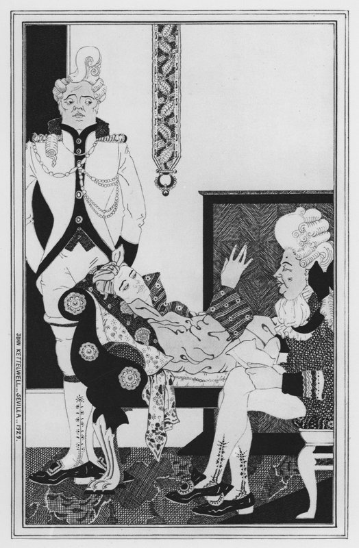 Ilustracja do Love for Love autorstwa Williama Congreve