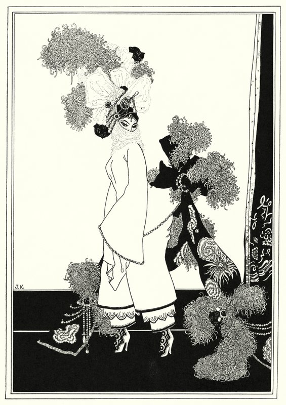Ilustracja do Historii Aladyna i cudownej lampy (lito) autorstwa John Kettelwell