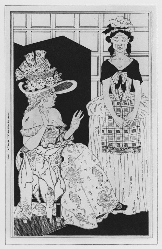 Ilustracja do „Drogi świata” Williama Congreve