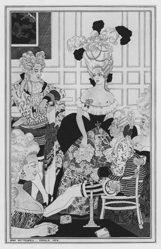 Ilustracja do „Drogi świata” Williama Congreve