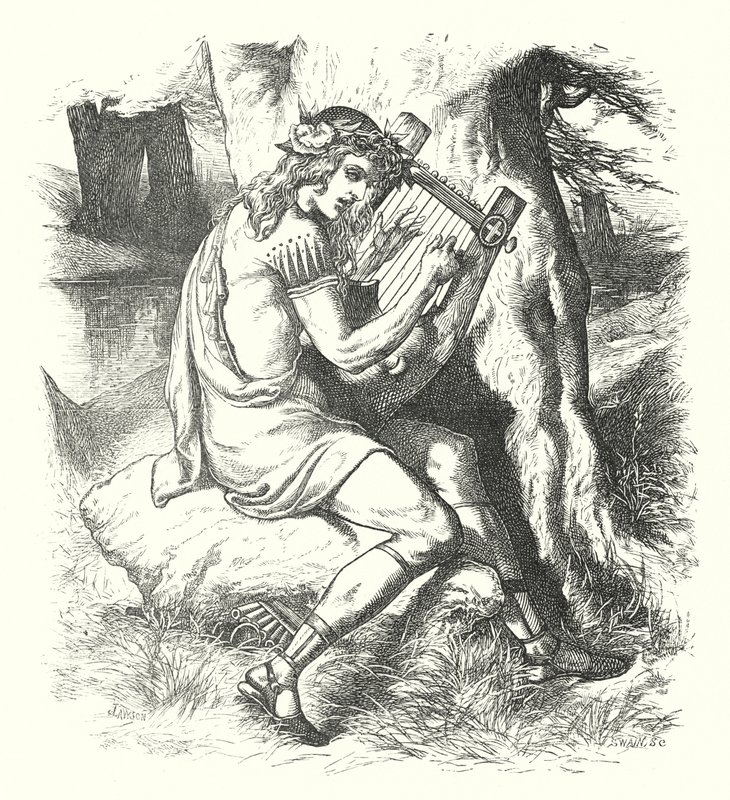 Śmierć Oberona (rycina) autorstwa John Lawson