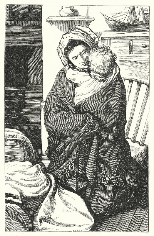 Poezja: Dziecko Mary Ann (kolorowa rycina) autorstwa John Lawson