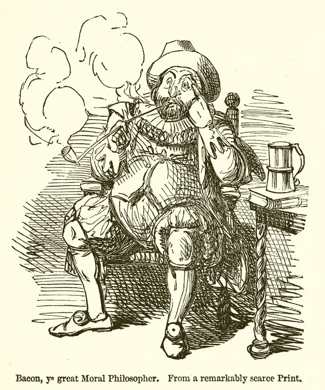 Bekon, wielki filozofie moralności autorstwa John Leech