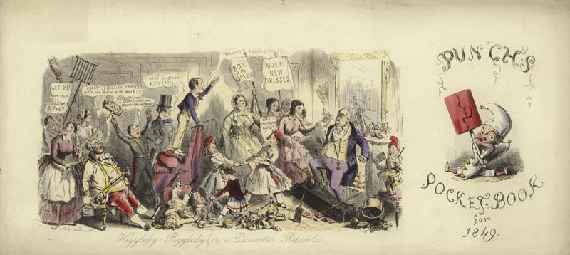 Higgledy-Piggledy lub Republika Krajowa autorstwa John Leech