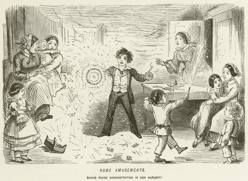 Domowe rozrywki autorstwa John Leech