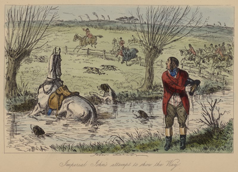Imperial Johns próbują wskazać Drogę autorstwa John Leech